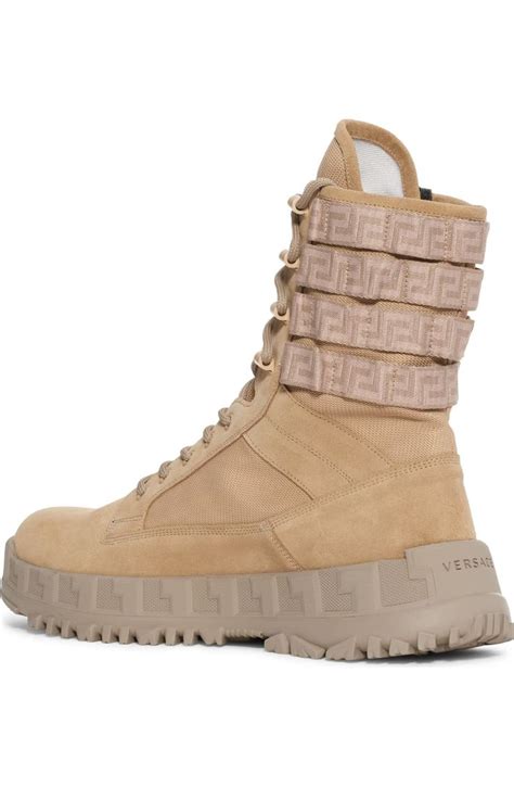 versace mens cowboy boots|versace combat boots army.